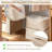 Large Foldable Self-Compression Storage Bag, Dual Zipper Bedding Organizer for Comforter Quilt Blanket Clothes Pillow Closet Storage-1682866401-1682866414-1682866400