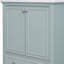 Meuble-lavabo 30 po sans lavabo, base seulement, armoire de salle de bain multifonctionnelle avec portes et tiroir, structure solide et panneau de fibres à densité moyenne-110447190
