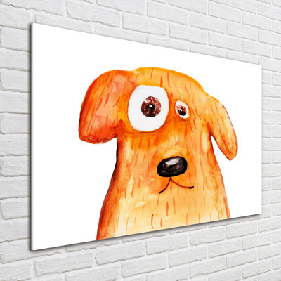 Dog - No Frame Print on Glass