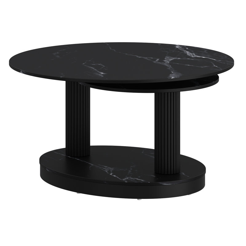 Table basse Contemporary, Noir, noir, noir, noir
