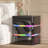 3-Drawer Nightstand With Charging Station And Motion Sensor Rgb Light, Curved Profile Design, No Assembly Required-928157979