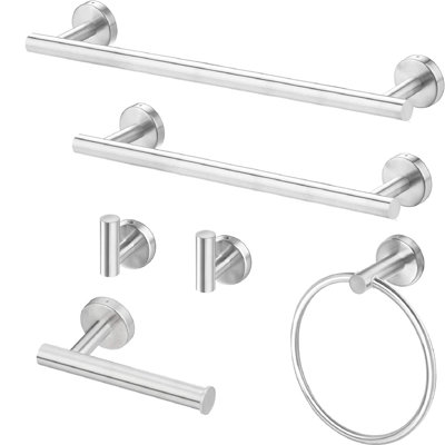 6 - Piece Bathroom Hardware Set