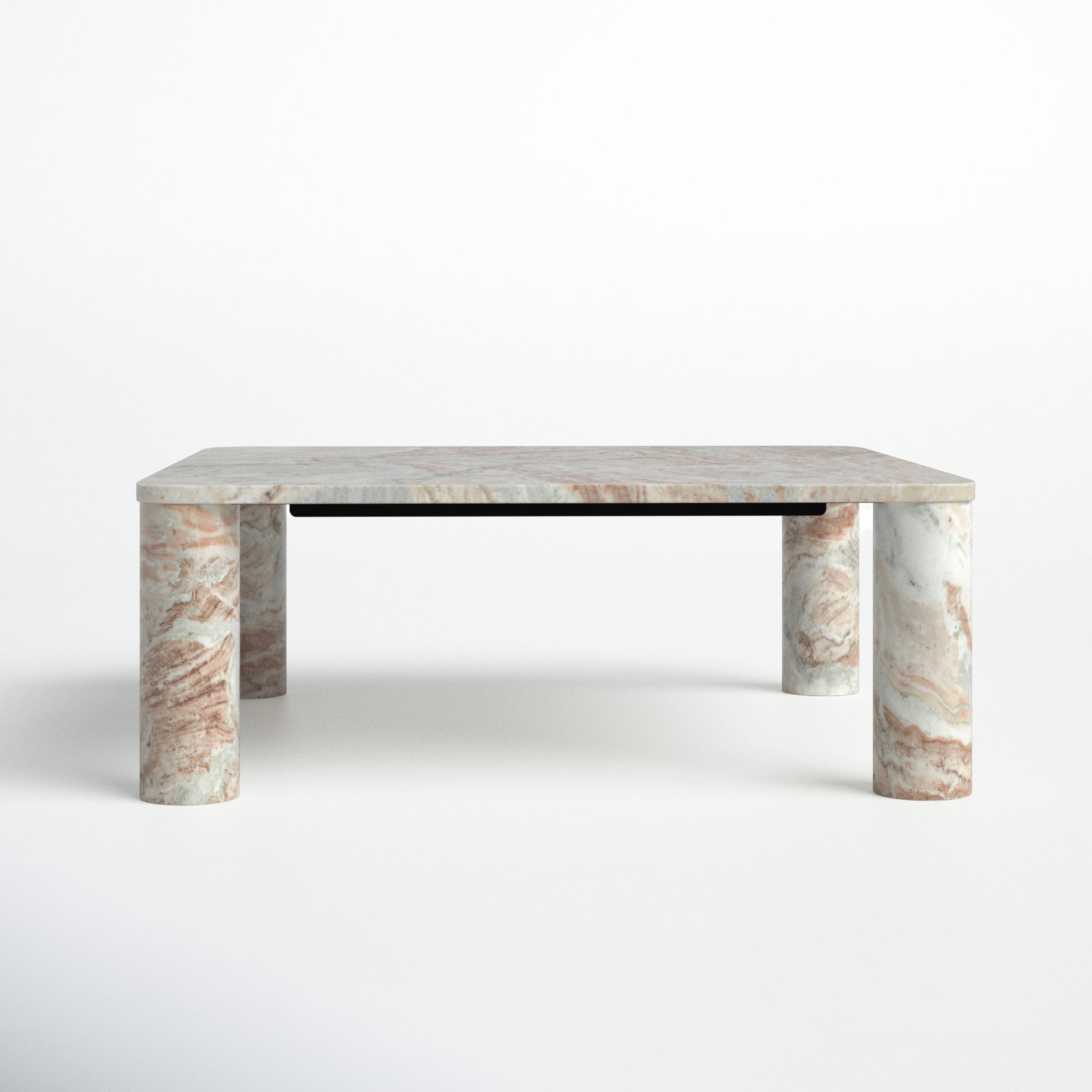 Enid Genuine Marble Coffee Table & Reviews Joss & Main