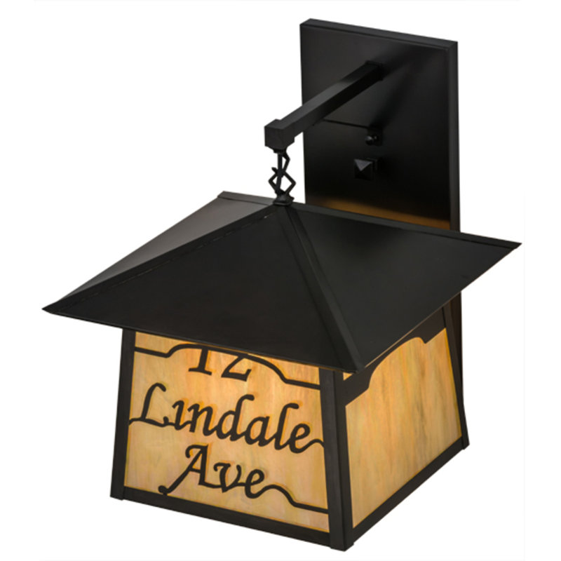 Personalized 3 - Light Armed Sconce