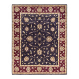 Overdyed One-of-a-Kind Rectangle 8'1" X 10'1" Hand Knotted Area Rug