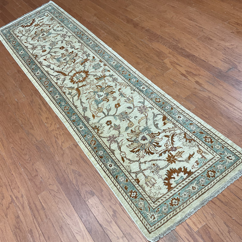 Chemin de table en laine Oushak fait à la main Herat