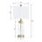 Krantz Glass USB Table Lamp