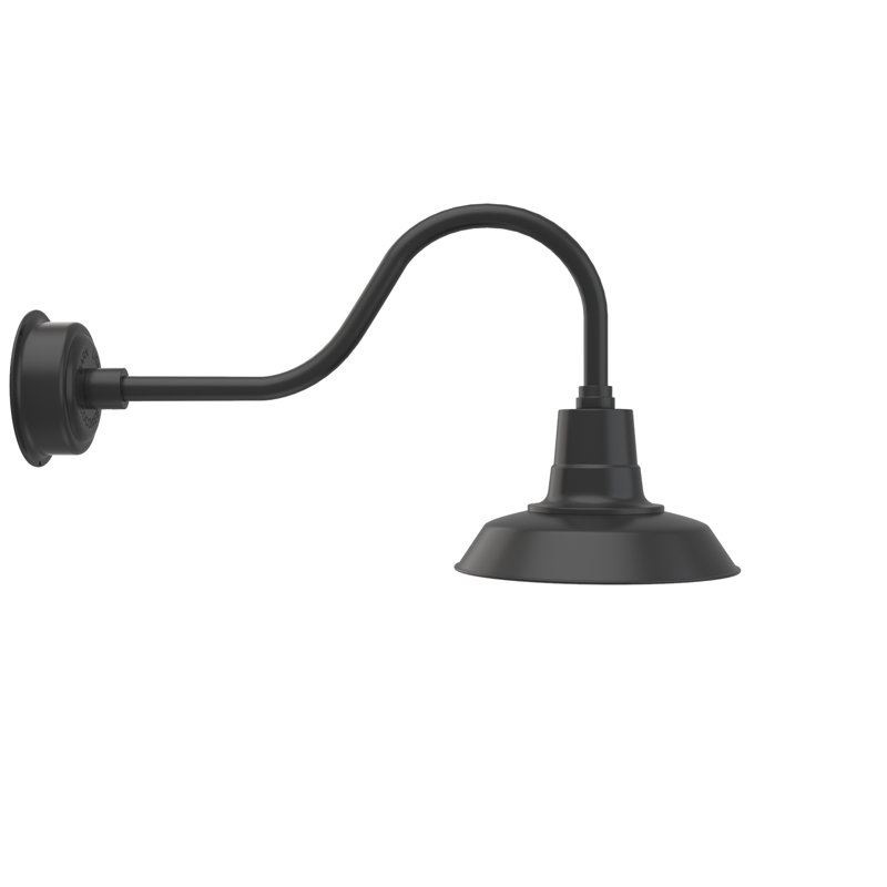 Haleigh LED Wall Light, 16.78" H x 12" W x 29.75" D, Matte Black