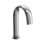 TOTO® Gooseneck ECOPOWER® or AC 0.5 GPM Touchless Bathroom Faucet Spout, 10 Second On-Demand Flow, Polished Chrome - TLE24006U1#CP