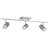 Prado 3 Light Adjustable LED Track - Brushed Steel Finish-130500111-130500112