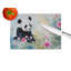 Panda Glass Cutting Board Large