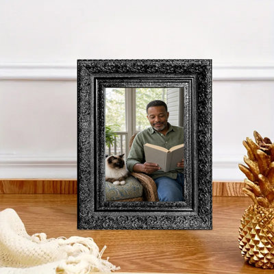 Cadre photo traditionnel noir 1 PC 8 "x 10" avec cadre PS léger