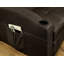Canapé futon capitonné de style transitionnel