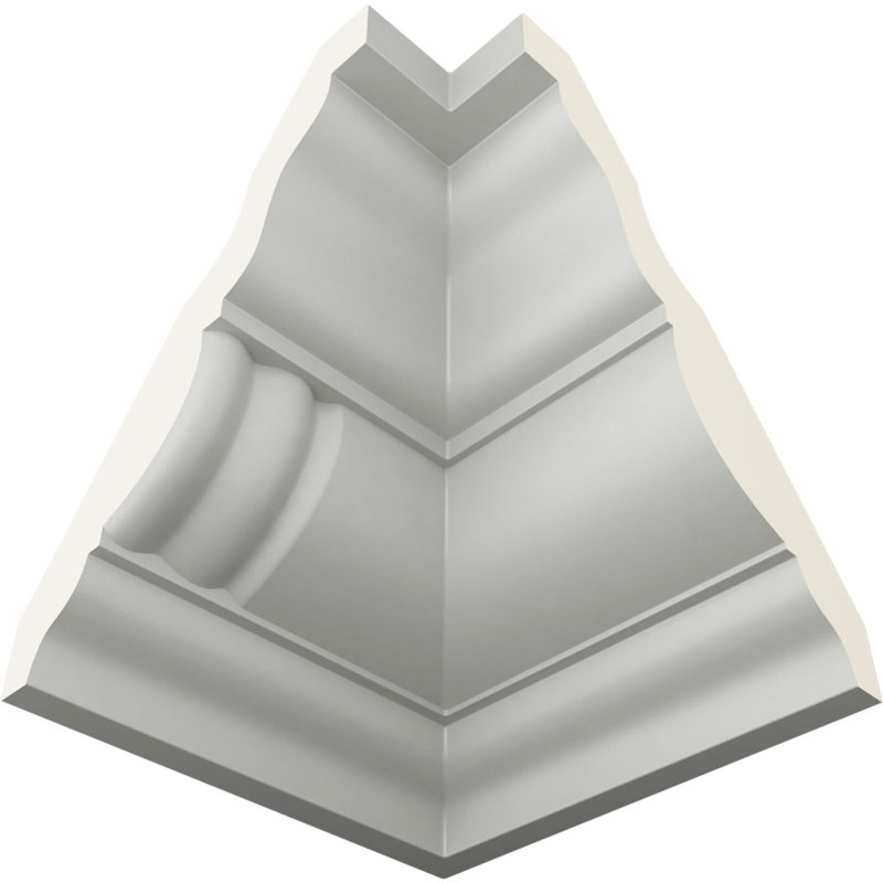 Moulure de coin intérieure Endurathane, P 2 3/4 po x H 3 1/8 po (correspond à la moulure MLD03X02X04GO), apprêtée en usine