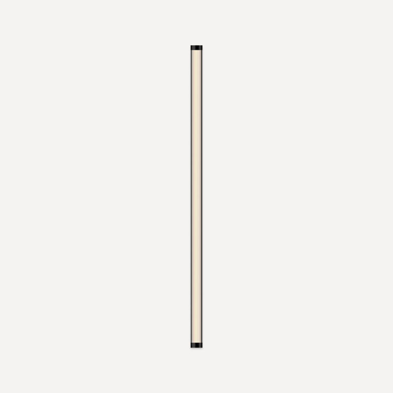 Tenor 36" Fluted Type Lighting, Matte Black, Dimmable (3000K)