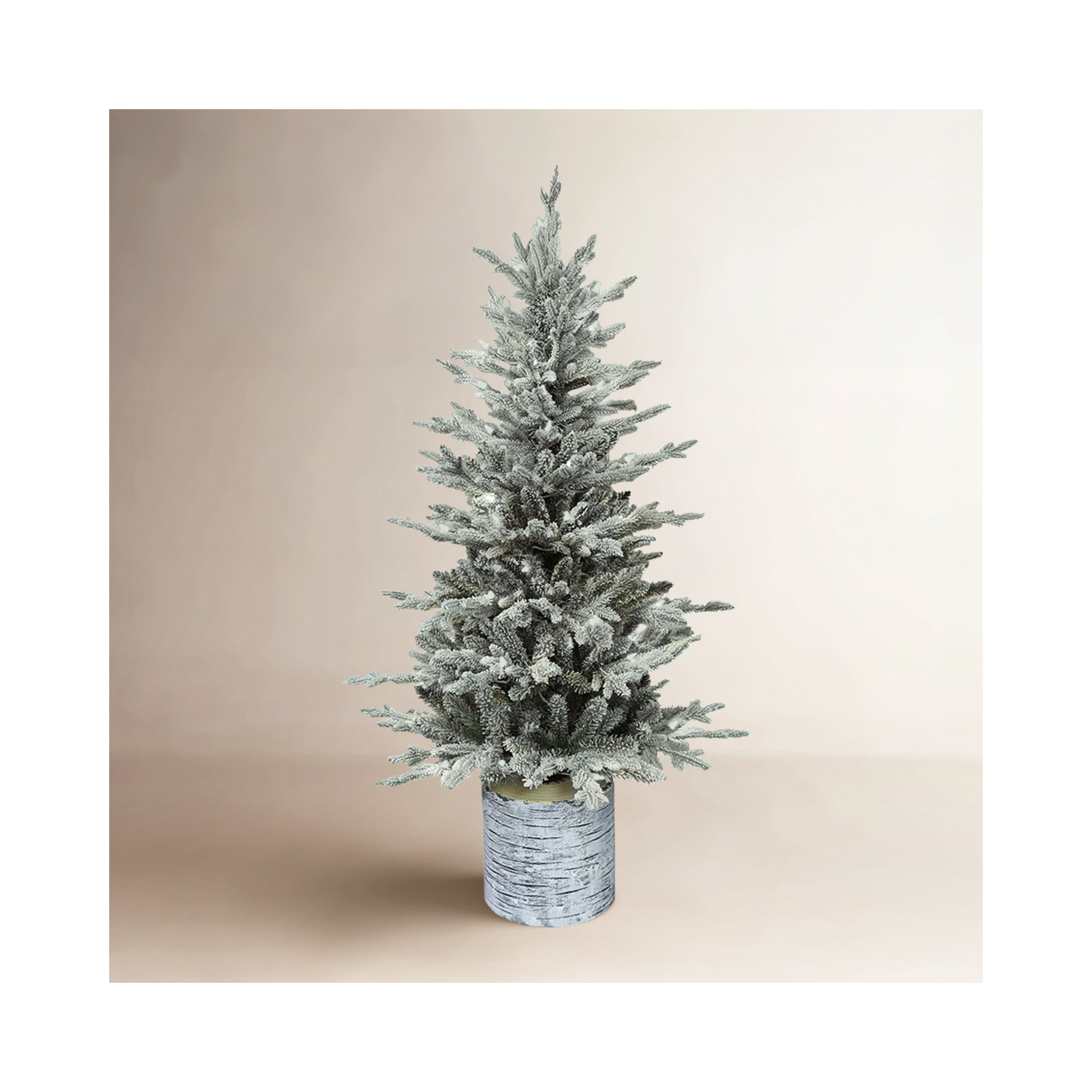 54' Lighted Artificial Fir Christmas Tree