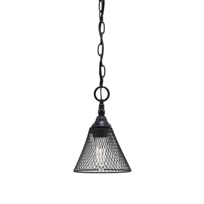 Mini-luminaire suspendu à chaîne avec abat-jour