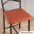 Counter Height Bar Stools Set of 4, Metal Frame, Thick Cushioned Seat for Kitchen Island, Brown-919732695-919732693-919732699