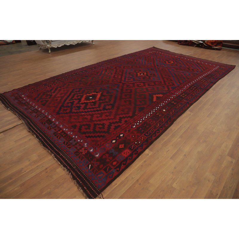 Tapis kilim à teinture végétale 8 x 15
