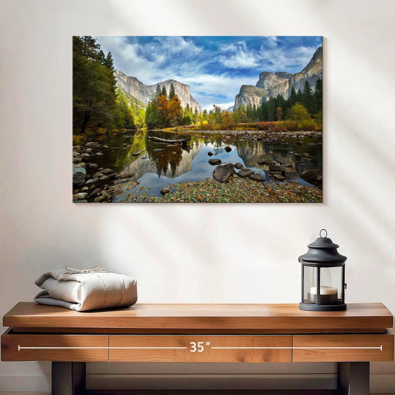 Alvord Calm Merced River, H 16 po x l 24 po
