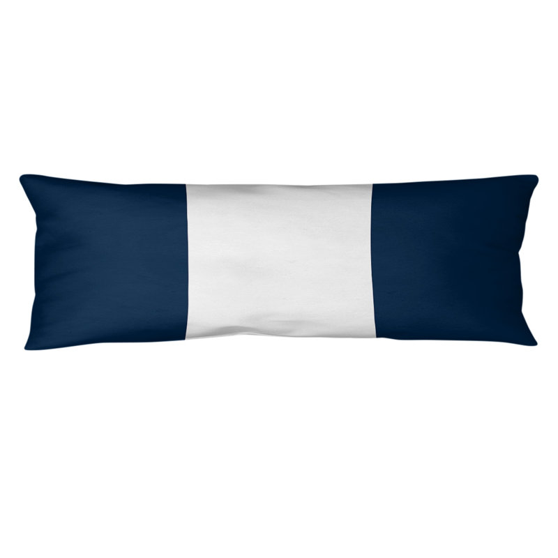 Polyester Medium Pillow, Blue/White, Achilles Football
