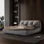 Lit rembourré gris avec structure et grand rembourrage confortable-324578844-324578846