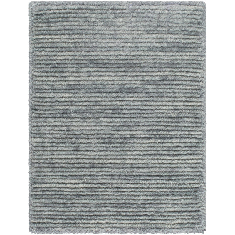 El Corte Hand Loomed Area Rug, Light Blue, Rectangle 12' x 15'