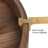 Arooj Round Solid Walnut Serving Tray-1864183481