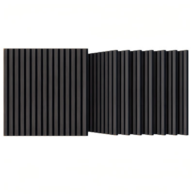 8 Pack, 23.62" X 23.62" Acoustic Wall Panels for Walls (30.99sq.ft) High Density Sound Absorbing for Gaming & Studio Decor, Matte Black