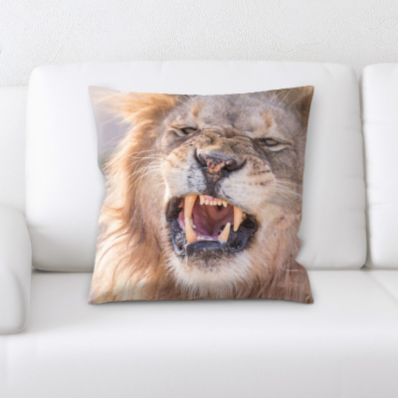 Microsuede Reversible Throw Pillow
