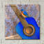  Art mural en verre «The Blues» par Marvindale, 12 po x 12 po