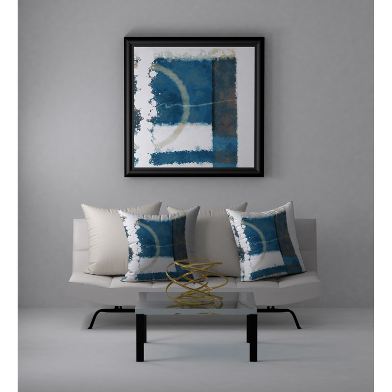 Magnifique housse de coussin carrée éclatante/insert, 20 po x 20 po