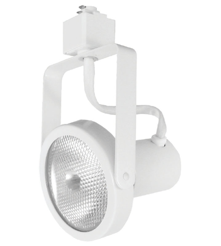Tête de rail à cardan 1 lumières, Blanc