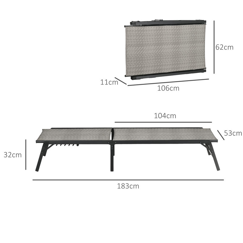 Oatis 183cm Long Reclining Single Chaise