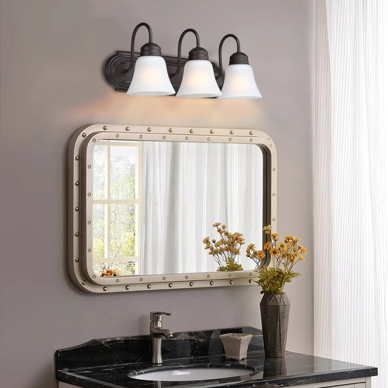 Éclairage pour meuble-lavabo 3 lumières Nayomi, Bronze