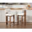 Francile Upholstered Stool with Solid Wood Frame-352002164-352002161