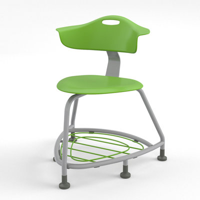 360 Chair With Back, Bookbag Rack, Glides