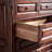 Black Solid + Manufactured Wood Accent Cabinet