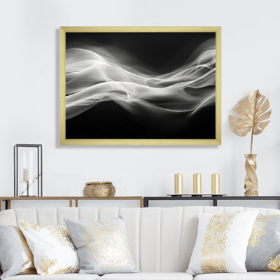 Noir blanc abstrait contemplatif III - impression