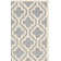 Tapis argent / ivoire en laine Cannen