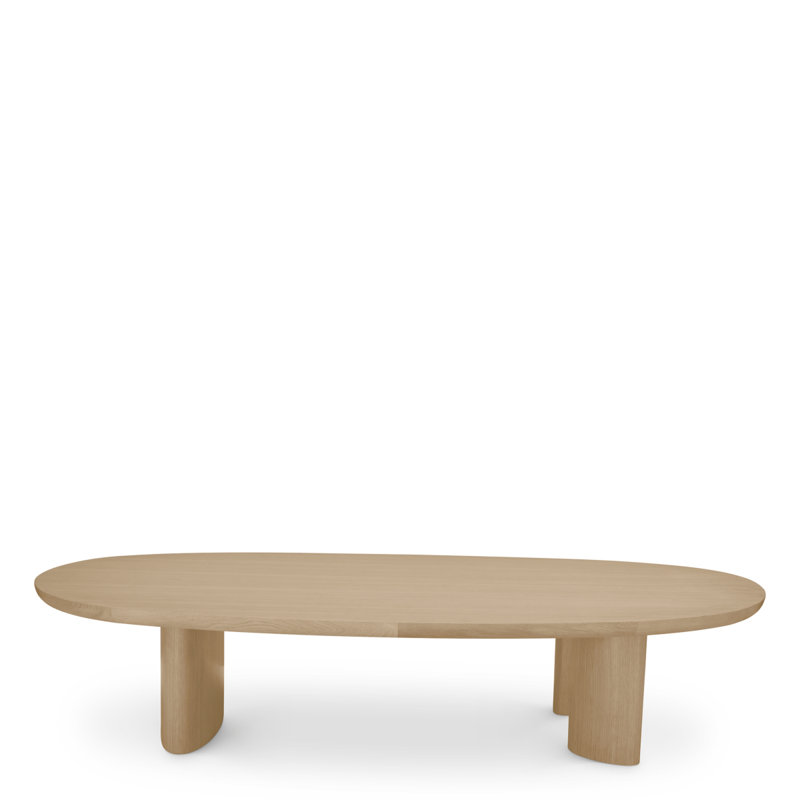 Coffee Table Lindner Black Veneer - Top, Beige