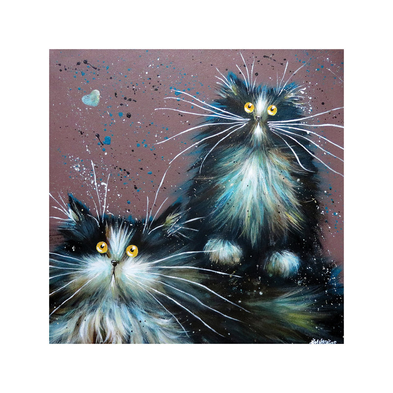 Bess And Boots - Wrapped Canvas Painting, 45.72 cm H x 45.72 cm W x 3.175 cm D