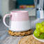 Nicola Spring Dipped Flecked Stoneware Belly Mugs-79424038