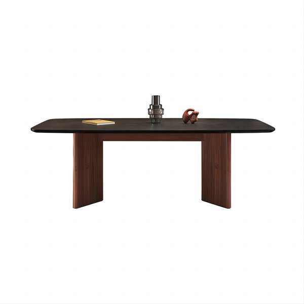Corrigan Studio® 62.99"Modern Minimalist Solid Wood Dining Table with ...