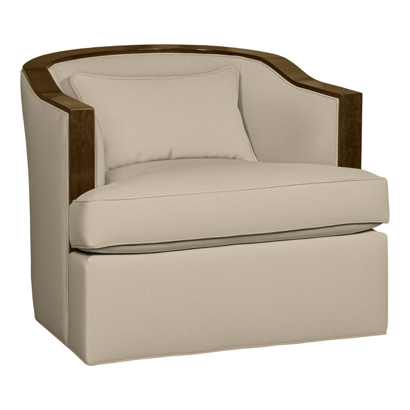 Fauteuil d'appoint pivotant Thom Filicia, Lin Tuck, La Havane