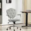 Mignon chaise de bureau à domicile, chaise de bureau d'ordinateur avec capitonnage à boutons, VaniChair pivotant-1010820932-1035681995