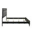 Lit standard tapissier en bois massif Andrien-93235293