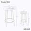 Élégant ensemble de table de bar 3 pièces avec tabourets de bar confortables, idéal pour les petits espaces et une utilisation multi-scénario, avec une fabrication solide et un assemblage facile-527496075-527496084-527496079