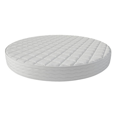 10"" Mielmoon Round Mattress (86"" Diameter) Luxury King - Premium Gel Memory Foam Layer -  196852935123