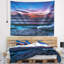 Tapisserie plage exotique bleu foncé Coquina Dawn-28507796